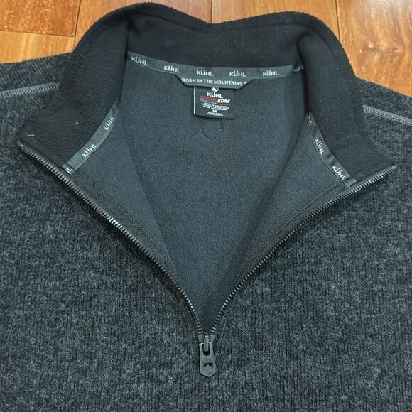 Kuhl Kore Quarter Zio Thermo Gray Pullover Fleece Lined Size M - Picture 5 of 12